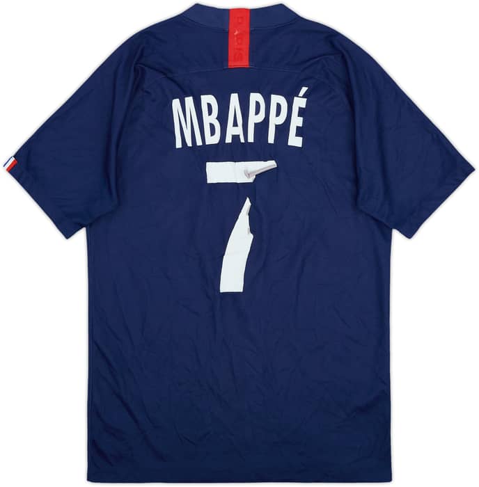 2019-20 Paris Saint-Germain Home Shirt Mbappe #7 - 3/10 - (S)