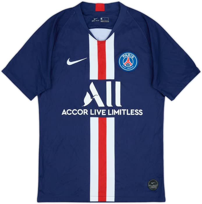 2019-20 Paris Saint-Germain Home Shirt Mbappe #7 - 3/10 - (S)
