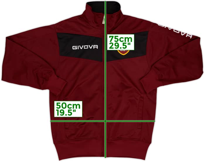 2012-13 Salernitana Givova Track Jacket - 8/10 - (M)