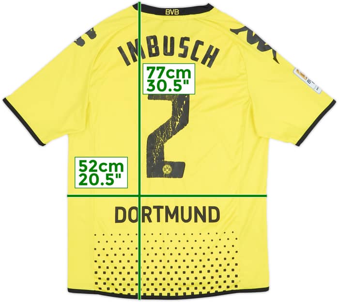 Camiseta de local del Borussia Dortmund 2011-12 Imbucsh #2 - 5/10 - (L)