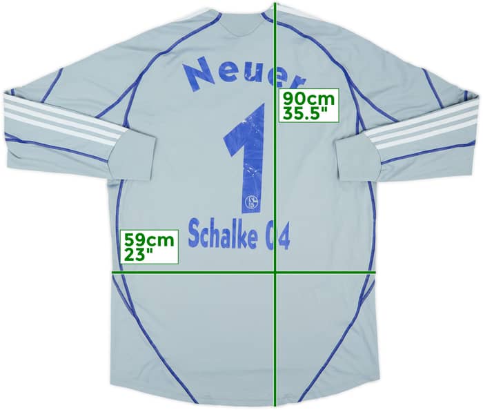 2009-10 Schalke GK Shirt Neuer #1 - 4/10 - (XL)