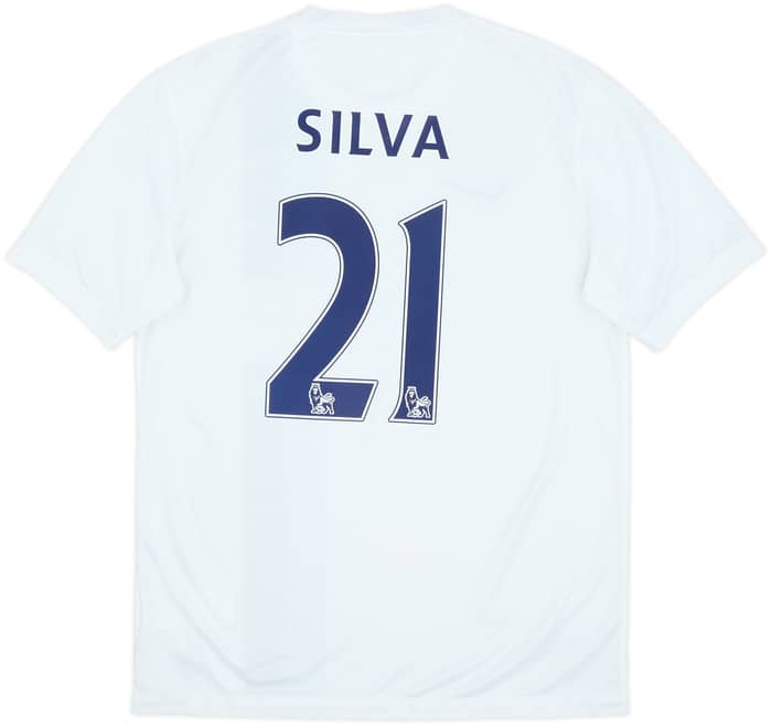2013-14 Manchester City Third Shirt Silva #21 - 9/10 - (M)