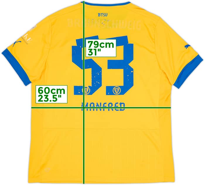 2012-13 Eintracht Braunschweig Home Shirt Manfred #53 - 4/10 - (XXL)