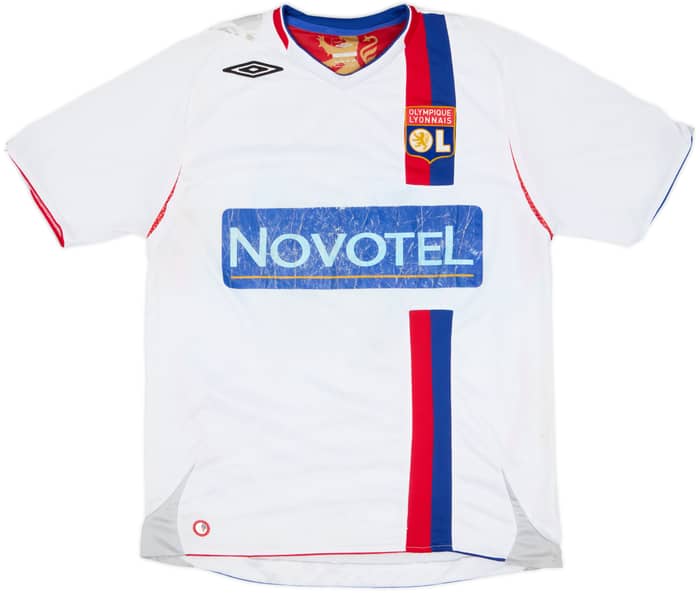 2006-08 Lyon Home Shirt Grosso #11 - 4/10 - (M)