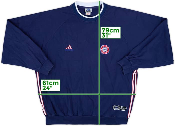 1999-00 Bayern Munich adidas Sweat Top - 8/10 - (XL)