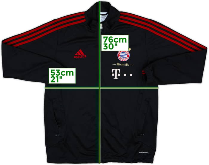 2011-12 Bayern Munich adidas Player Issue Track Jacket - 8/10 - (M)
