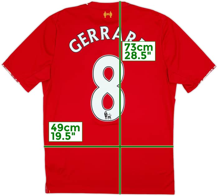Camiseta de local del Liverpool 2015-16 Gerrard #8 - 4/10 - (M)