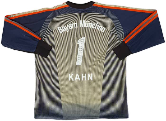 2003-04 Bayern Munich GK Shirt Kahn #1 - 6/10 - (XL.Boys)