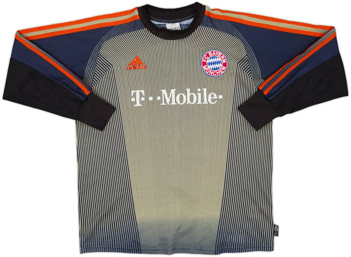 2003-04 Bayern Munich GK Shirt Kahn #1 - 6/10 - (XL.Boys)