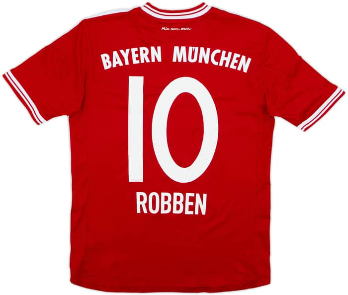 2013-14 Bayern Munich Home Shirt Robben #10 - 8/10 - (L.Boys)