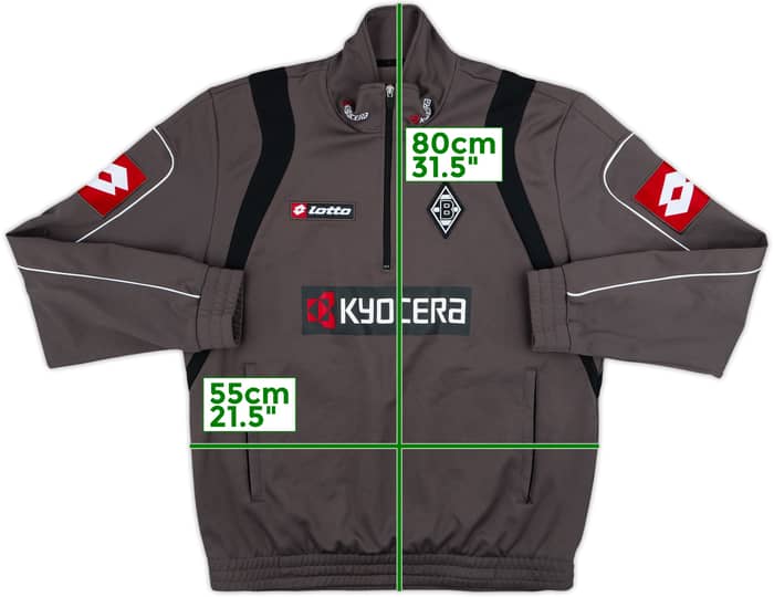 2006-07 Borussia Monchengladbach Lotto 1/4 Zip Drill Top - 8/10 - (XL)