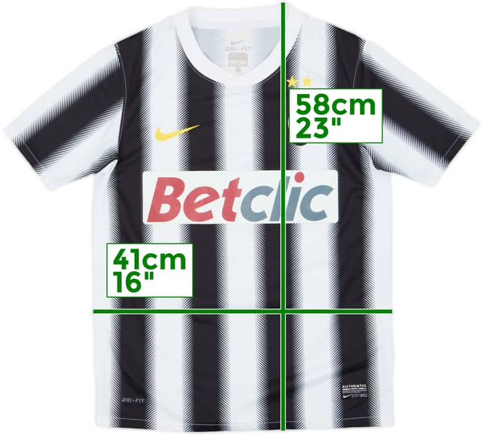 2011-12 Juventus Home Shirt - 8/10 - (M.Boys)