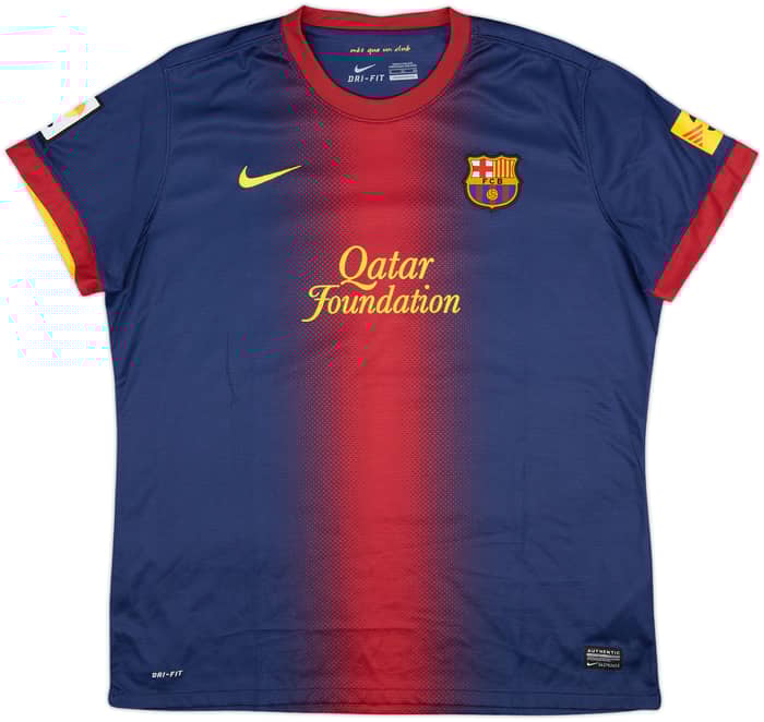 2012-13 Barcelona Home Shirt - 10/10 - (Women's XL)