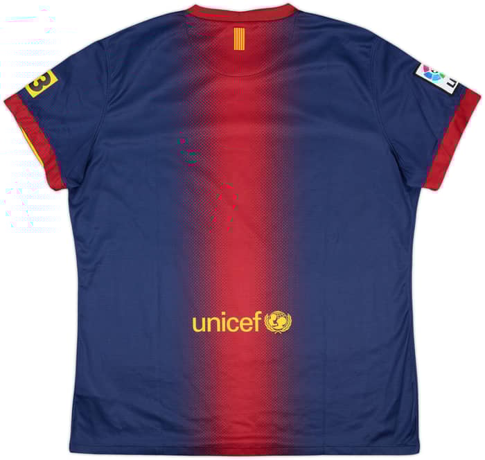 2012-13 Barcelona Home Shirt - 10/10 - (Women's XL)
