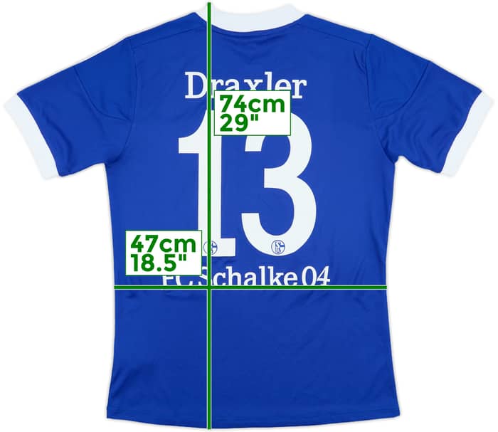 2012-14 Schalke Home Shirt Draxler #13 - 8/10 - (XL.Boys)