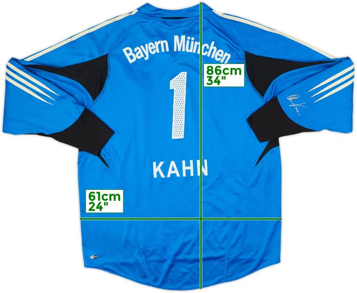 2004-05 Bayern Munich GK Shirt Kahn #1 - 8/10 - (XL)