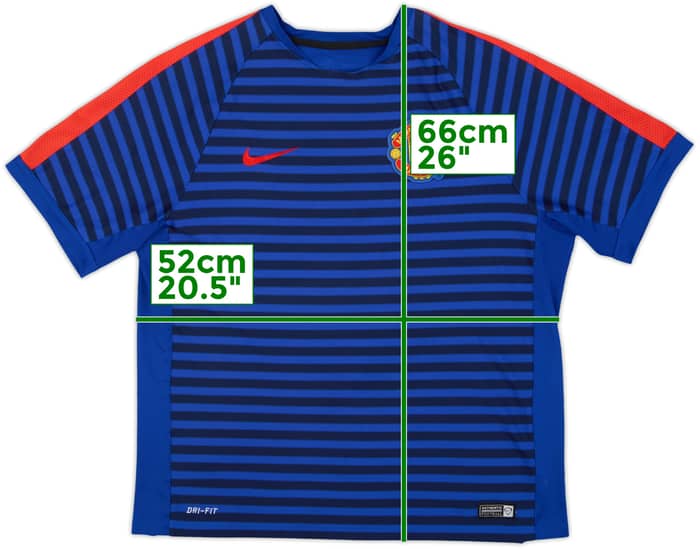 2014-15 Manchester United Nike Training Shirt - 7/10 - (L)