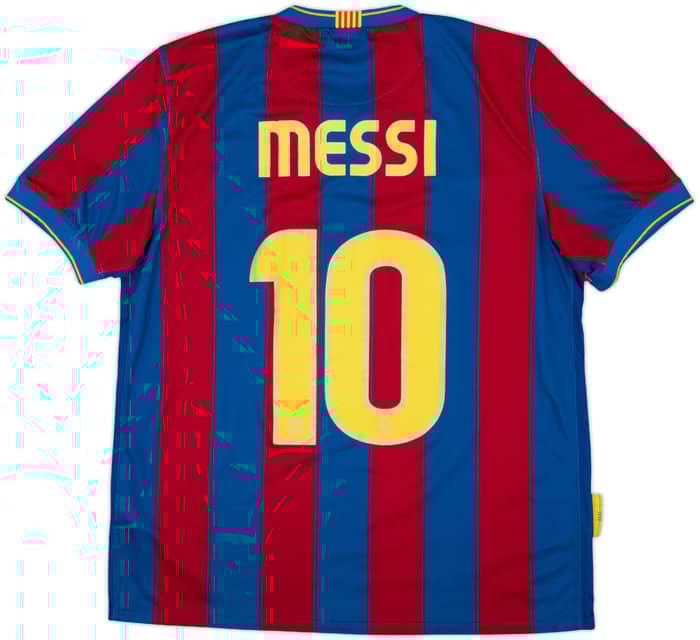 2009-10 Barcelona Home Shirt Messi #10 - 8/10 - (M)