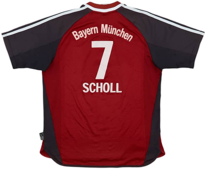 2001-02 Bayern Munich Home Shirt Scholl #7 - 6/10 - (Y)