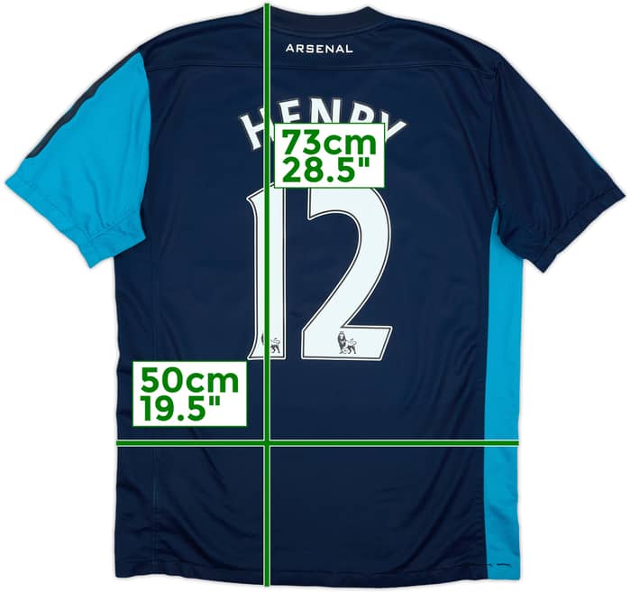 2011-12 Arsenal Away Shirt Henry #12 - 6/10 - (M)