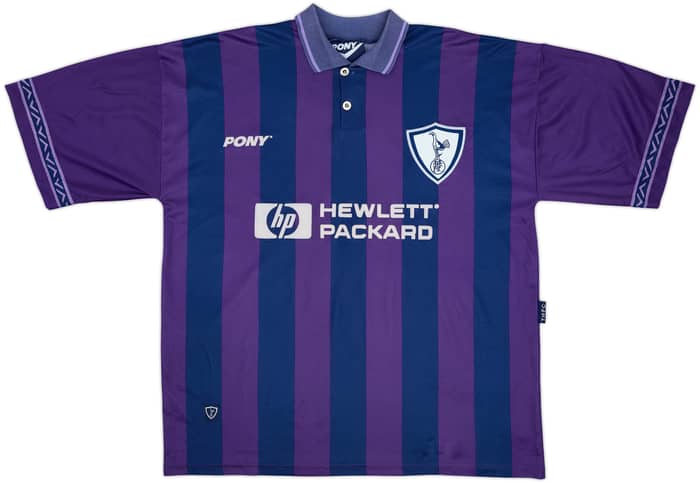 1995-97 Tottenham Away Shirt Sheringham #10 - 7/10 - (XL)