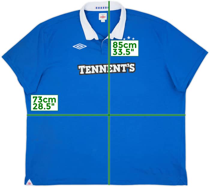 2010-11 Rangers Home Shirt - 6/10 - (5XL)