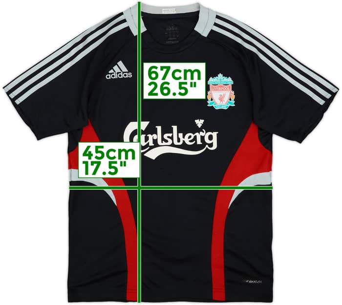 2008-09 Liverpool adidas Formotion Training Shirt - 8/10 - (S)
