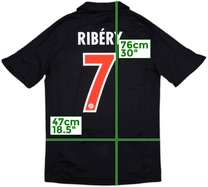 2007-09 Bayern Munich European Shirt Ribery #7 - 7/10 - (S)