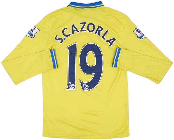 2013-14 Arsenal Away L/S Shirt S.Cazorla #19 - 5/10 - (S)