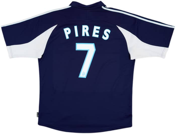 1999-00 Olympique Marseille Away Shirt Pires #7 - 6/10 - (L)