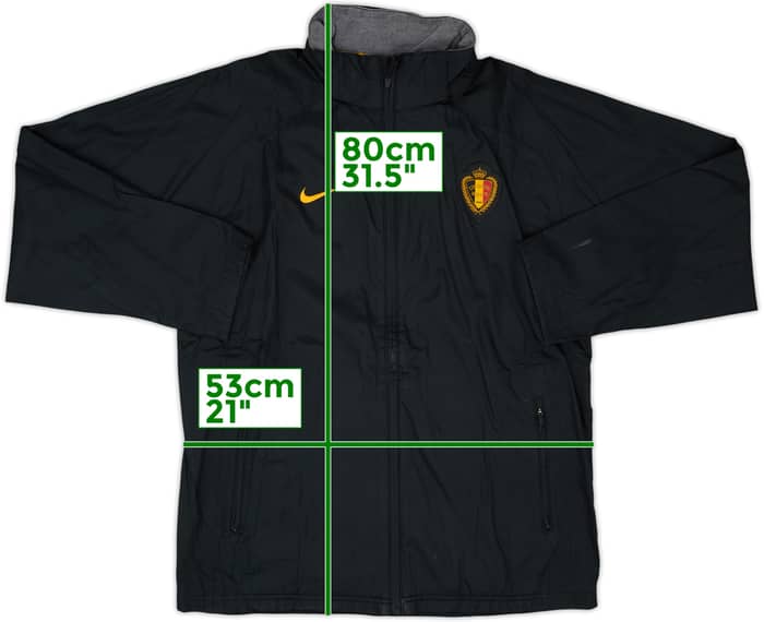 2008-09 Belgium Nike Chaqueta de lluvia con capucha - 5/10 - (S)