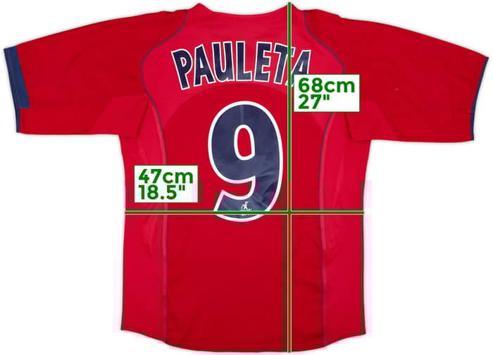 2004-05 Paris Saint-Germain Away Shirt Pauleta #9 - 6/10 - (M)