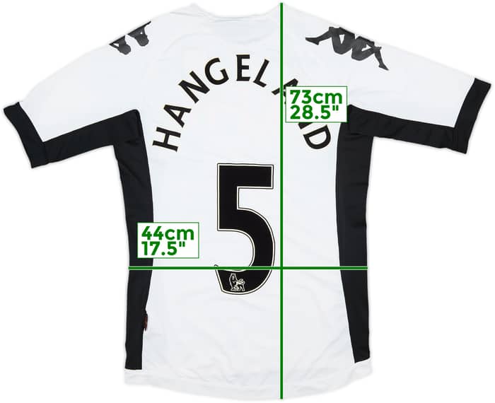 2011-12 Fulham Home Shirt Hangeland #5 - 7/10 - (M)