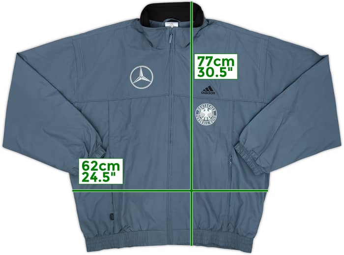 2002-03 Germany Player Issue adidas Track Jacket - 8/10 - (L/XL)