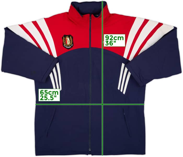 1996-97 Standard Liege adidas Padded Bench Coat - 5/10 - (XL)