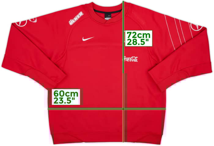 2006-08 Turkey Player Issue Nike Sweat Top - 8/10 - (L)