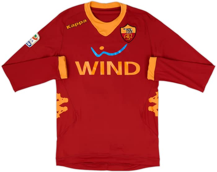 2011-12 Roma Home L/S Shirt De Rossi #16 - 6/10 - (M)