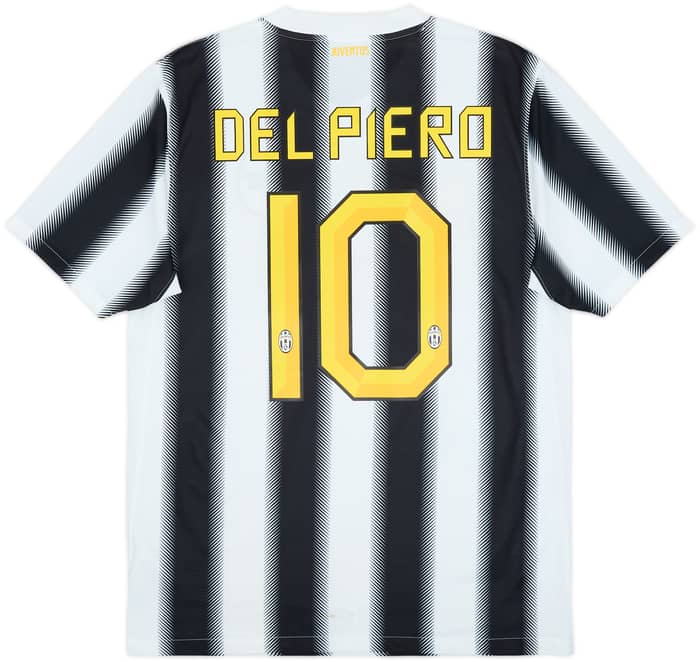 2011-12 Juventus Home Shirt Del Piero #10 - 8/10 - (M)