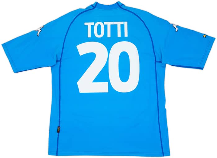 2000-01 Italy Home Shirt Totti #20 - 6/10 - (XXL)
