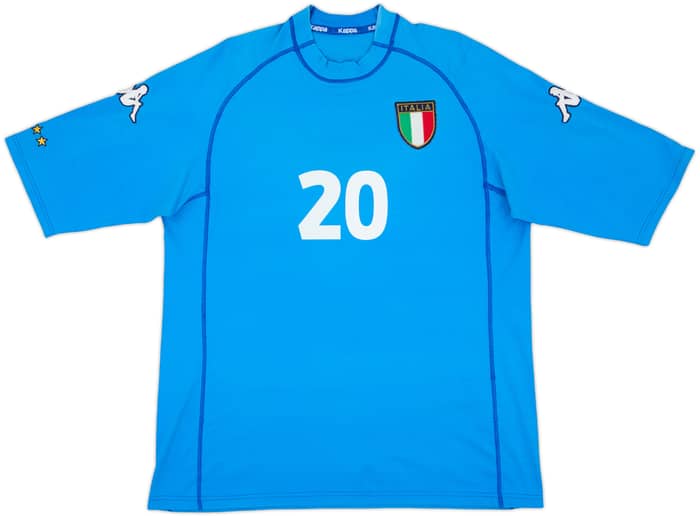2000-01 Italy Home Shirt Totti #20 - 6/10 - (XXL)