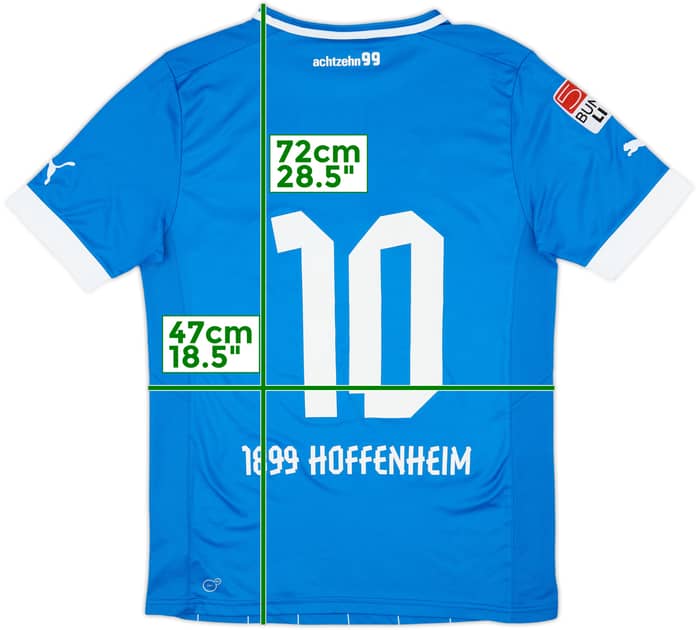 2012-13 TSG Hoffenheim Home Shirt #10 - 5/10 - (M)