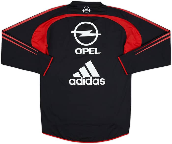 2004-05 AC Milan adidas Training L/S Shirt - 8/10 - (S)