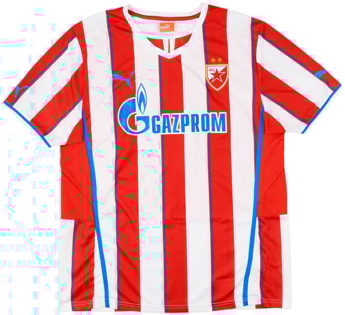 2013-14 Red Star Belgrade Home Shirt Lazovic #8 - 6/10 - (XL)