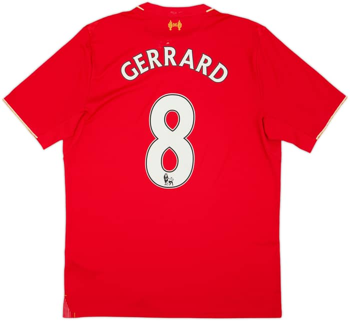 2015-16 Liverpool Home Shirt Gerrard #8 - 5/10 - (M)