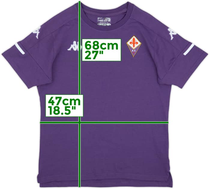 2020-21 Fiorentina Kappa Cotton Tee - 6/10 - (M)