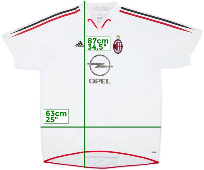 2004-05 AC Milan Away Shirt - 4/10 - (XL)