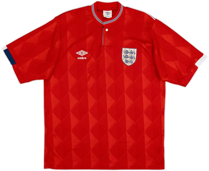 1988-89 England Away Shirt - 8/10 - (L)