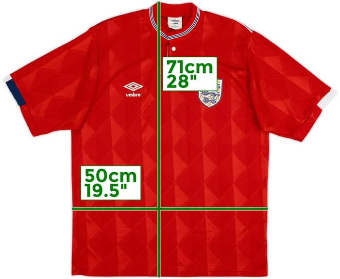 1988-89 England Away Shirt - 8/10 - (L)