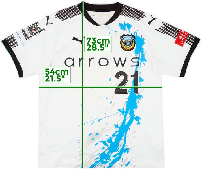 2017-18 Kawasaki Frontale Away Shirt #21 - 8/10 - (L)