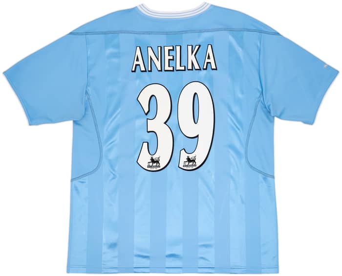 2003-04 Manchester City Home Shirt Anelka #39 - 7/10 - (L)